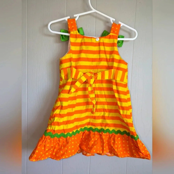 Healthtex Sunshine Dress Striped Yellow Orange size 24mo‎ - Picture 3 of 3